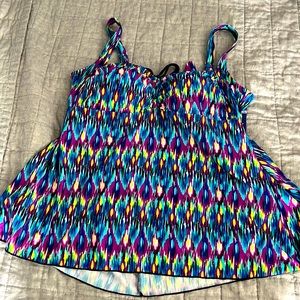 Hilor Size 24 Multi Color Tankini